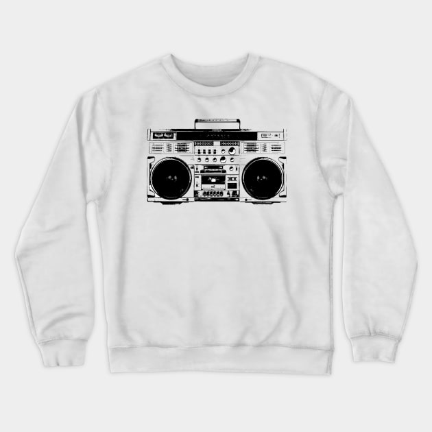 Boombox Crewneck Sweatshirt by Parking Lot Studios